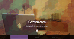 Desktop Screenshot of genton.com