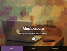 Tablet Screenshot of genton.com